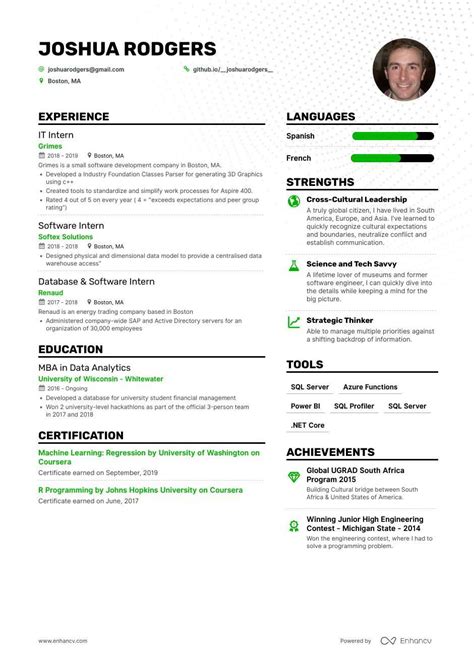 If you are a recent computer science graduate especially one without any professional experience clearly listing your skills is the most important thing you can do on your resumeyou want potential employers to see. Job-Winning Computer Science Resume Examples, Samples & Tips | Enhancv
