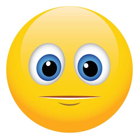 Cute Blank Expression Emoji Sticker