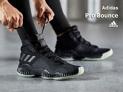 giày bóng rổ adidas pro bounce black