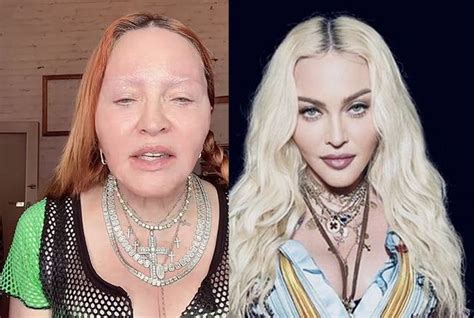Madonna Sans Maquillage Méconnaissable Elle Dévoile Son Visage Naturel Sans Filtre Ses Fans