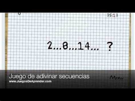 Nuestros juegos de dibujar son especiales para perfeccionar tus habilidades artísticas mientras te diviertes. Juego de adivinar secuencias numéricas - YouTube