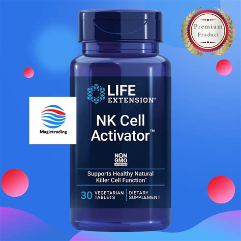 Life Extension Nk Cell Activator 30 Vegetarian Tablets Shopee Thailand