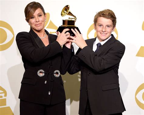 Melissa Rivers And Her Son Cooper Attended The 2015 Grammys Where They Accepted A Posthumous