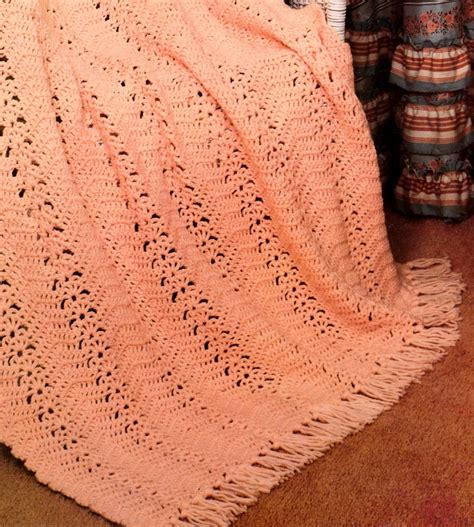 Vintage Crochet Open Shell Lacy Afghan Pattern Pdf Instant Etsy Australia