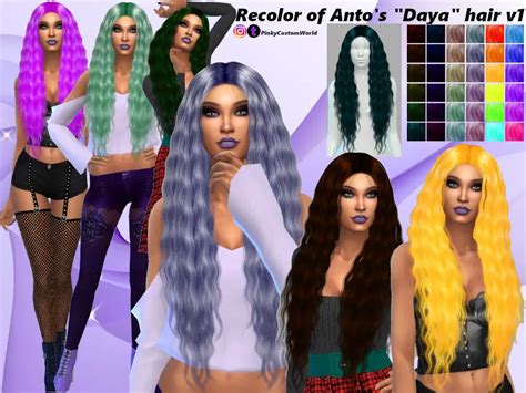 The Sims Resource Recolor Sceneemo Side Hair Mesh Needed Vrogue