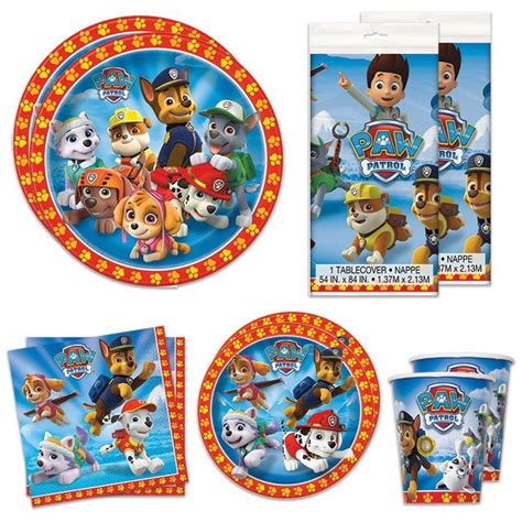 Paw Patrol Deluxe Party Packs For 16 Guests Paw Patrol Party
