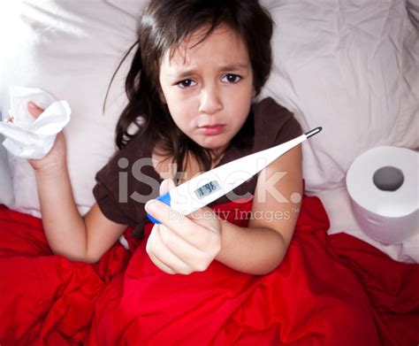 Sick Little Girl Stock Photo Royalty Free Freeimages