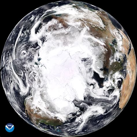 Noaa Shares First New View Of The North Pole For Earth Day Nesdis