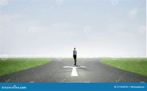 Choose Your Way Stock Photo Image Of Businesswoman Solution 57164576