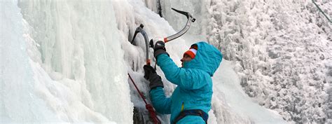 Ice Climbing In Canmore Ice Mountain Climbing Course