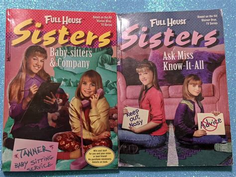 Full House Sisters Books Stephanie And Michelle Tanner You Etsy