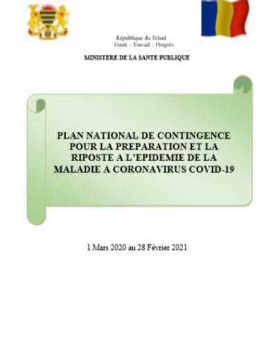 Plan National De Contingence Pour La PrÉparation Et La Riposte A L