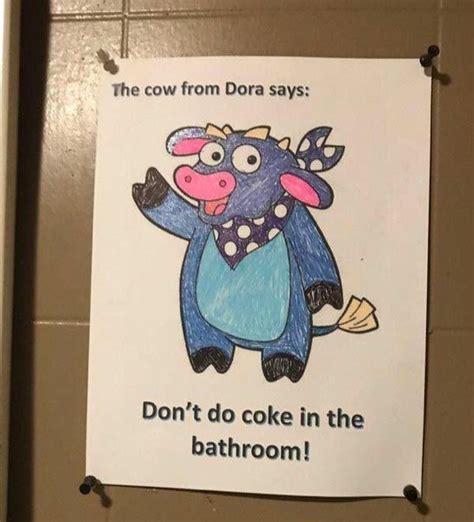 The Cow From Dora Do Be Spitting Facts Tho Rfunnysigns