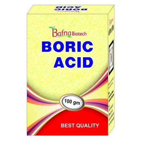 Boric Acid Powder Packaging Size 100 Gm At Rs 50piece In Dhamtari