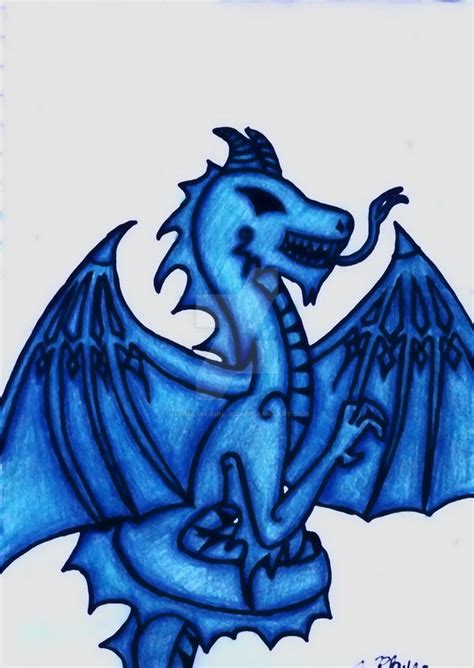 Blue Dragon By Hoodlum Girl Rox On Deviantart