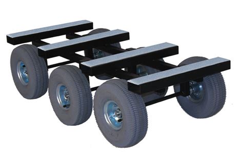 All Terrain Dolly For Rough Surfaces With 6 Big Tires