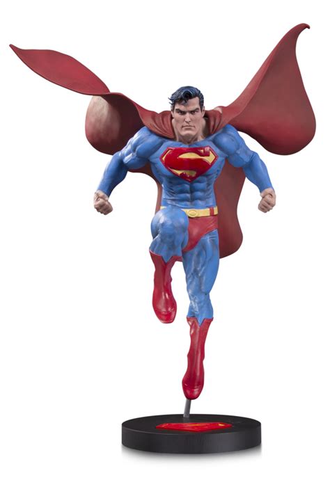 Superman Soars In Dc Designer Series Statue By Jim Lee