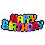Birthday Happy Clip Clipart Font Transparent Cartoon