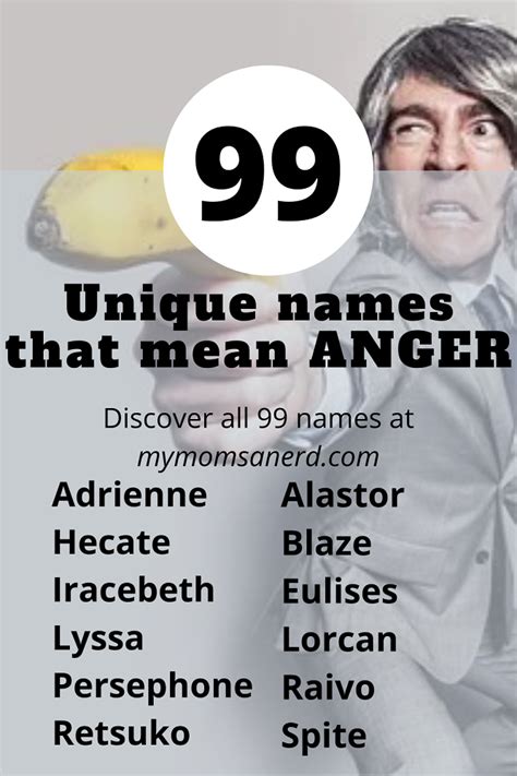 Unique Names That Mean Anger 99 Name Ideas For Girls And Boys My