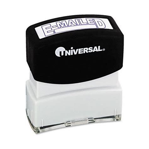 Universal One Color Message Stamp E Mailed Pre Inked