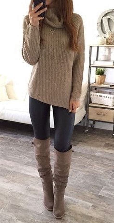 Cute Outfits Ideas With Leggings Suitable For Going Out On Fall 23