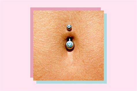 pregnant belly button piercing rings
