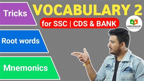 Vocabulary For Ssc Cds Bank Vocabs With Root Words Vocabs With