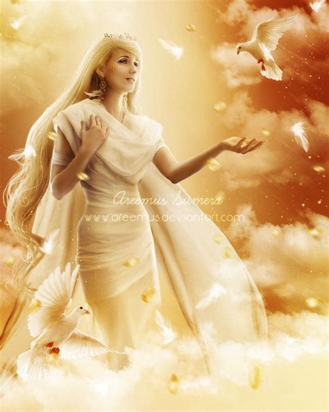Goddess Of Wind By Areemus On Deviantart In 2023 Goddess Digital Art Fantasy Fantasy Pictures