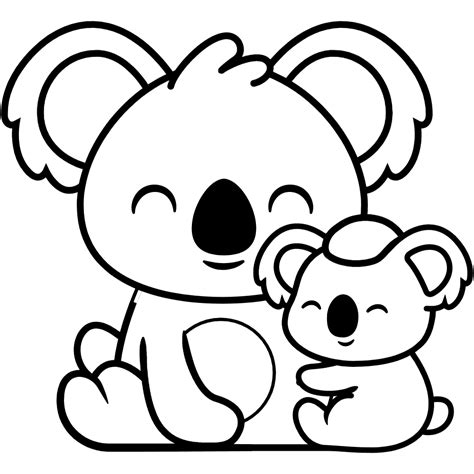 Koala Coloring Page