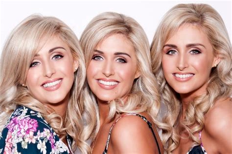 world s most identical triplets live exactly the same lives to work as stunning models
