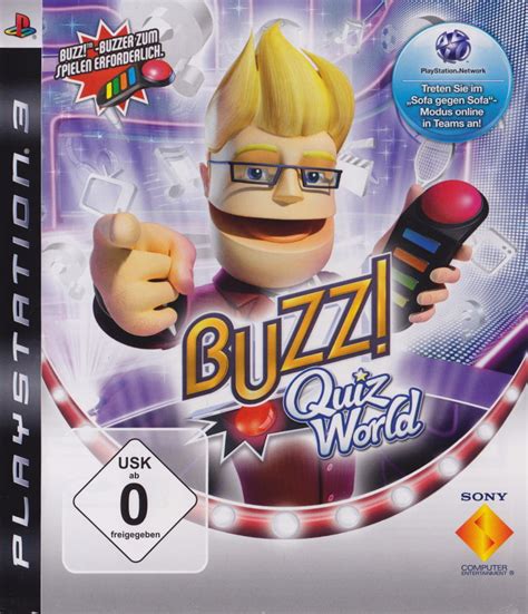 Buzz Quiz World 2009 Playstation 3 Box Cover Art Mobygames