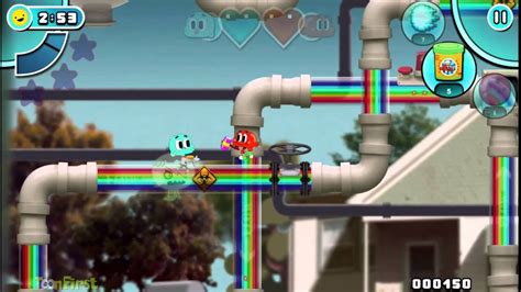 The Amazing World Of Gumball Rainbow Ruckus Cartoon Network Games Lv2 1