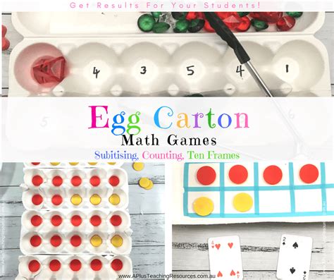 Clever Egg Carton Maths Activities Hands On Learning A Plus