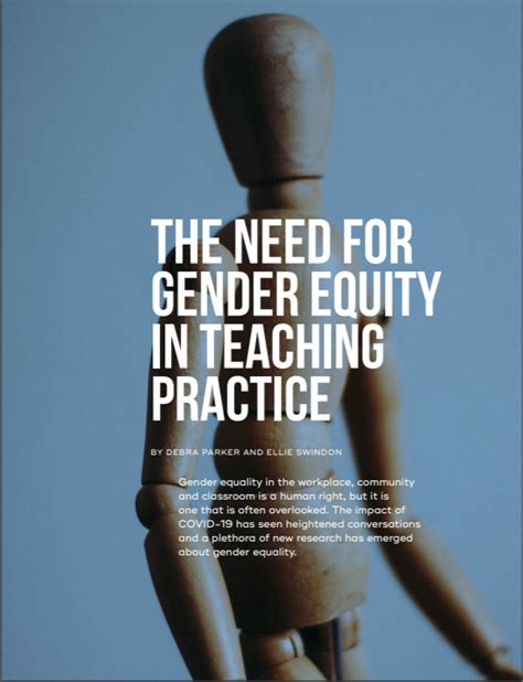 The Need For Gender Equity In Teaching Practice Womens Health Victoria