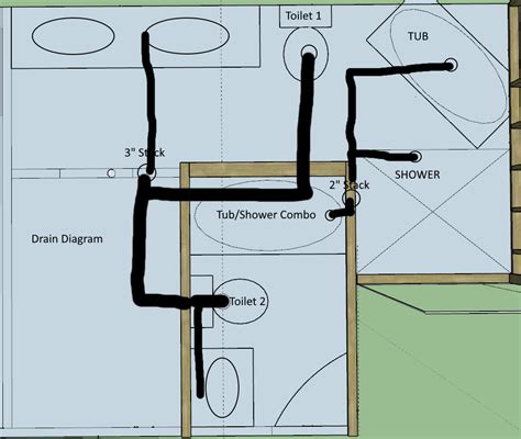 Shower Drain Pipe Diagram Home Design Ideas