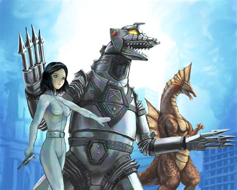 Mechagodzilla Titanosaurus And Mafune Katsura Godzilla Drawn By My XXX Hot Girl