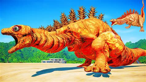 Jurassic World Evolution 🌍 New Shin Godzilla Form 2 Anguirusmothra