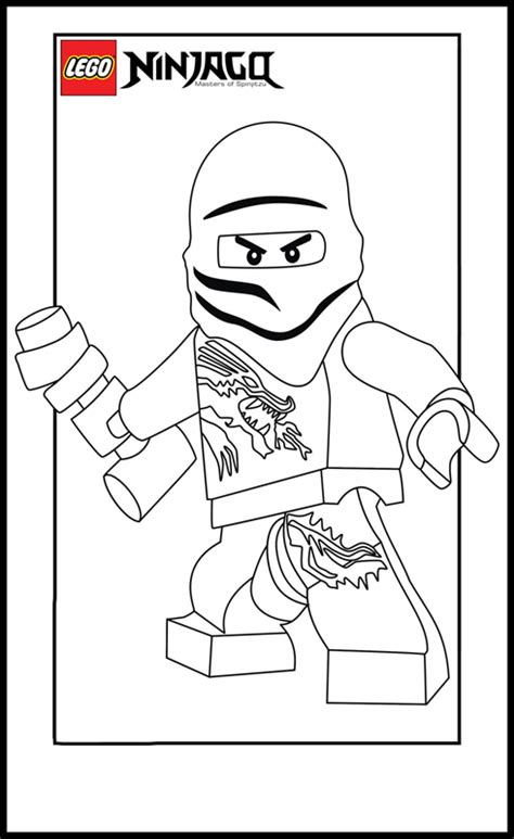 You can add some glue, glitter and stickers to create an even better coloring page. Coloriage Ninjago #24097 (Dessins Animés) - Album de coloriages