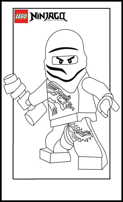 Lloyd, le ninja vert, ainsi que ses amis, doivent rassembler leurs forces pour défendre la ville de ninjago city. Coloriage Ninjago #24097 (Dessins Animés) - Album de coloriages