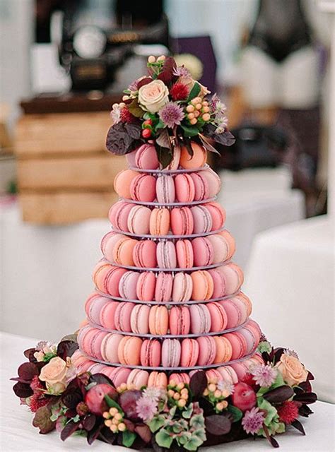 Instead Of The Traditional Wedding Cake Opt For French Macarons Instead 13 Alternative