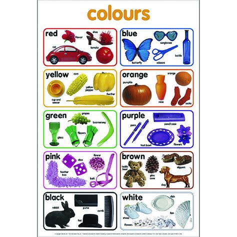 Colours Poster Smart Learn Educational Resources