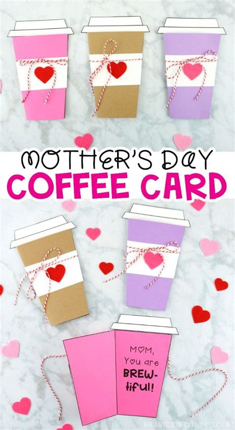 Diy mother's day pompom card (via designforsoul.com) the card is embelished with flowers in shades of pink sewn together and some leaves! Pin on I Heart Crafty Things