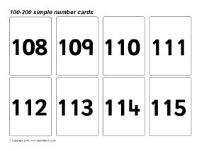 Print numbers flashcards, small game cards, bingo cards, handouts and worksheets to match. Number Flash Cards Primary Teaching Resources & Printables ...