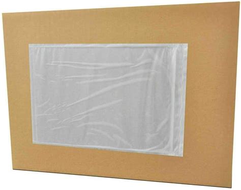 6x9 Packing List Enclosed Pouches Self Adhesive Clear 6 X 9 Inch 1000