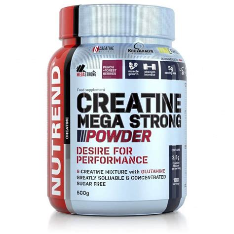 Nutrend Creatine Monohydrate Creapure 500 G Efitnesscz