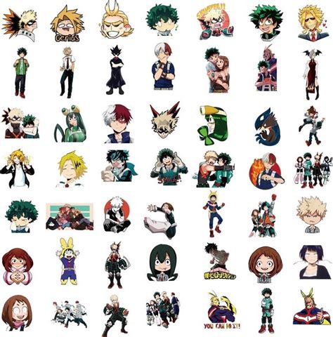 My Hero Academia Stickers 100x Stuks Anime Stickers