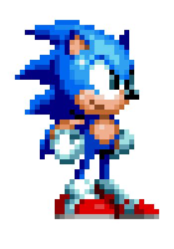 Sonic Mania Sonic Sprite Pixel Art Maker