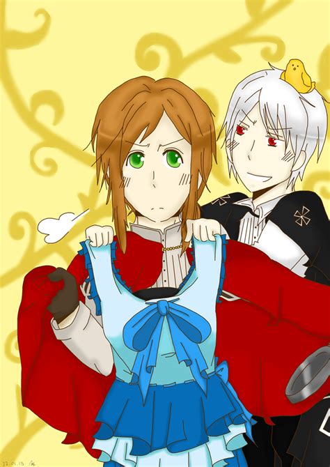 Hetalia Prussia And Hungary By Siroctopimp On Deviantart