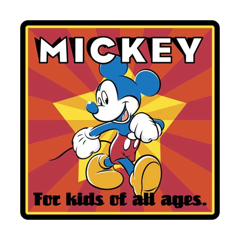 Mickey Mouse Logo PNG Transparent & SVG Vector - Freebie Supply