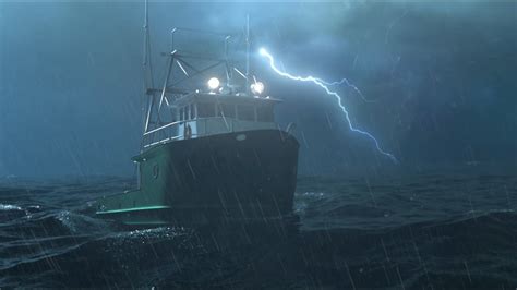 Stormy Ocean Animation Phoenixfd Youtube